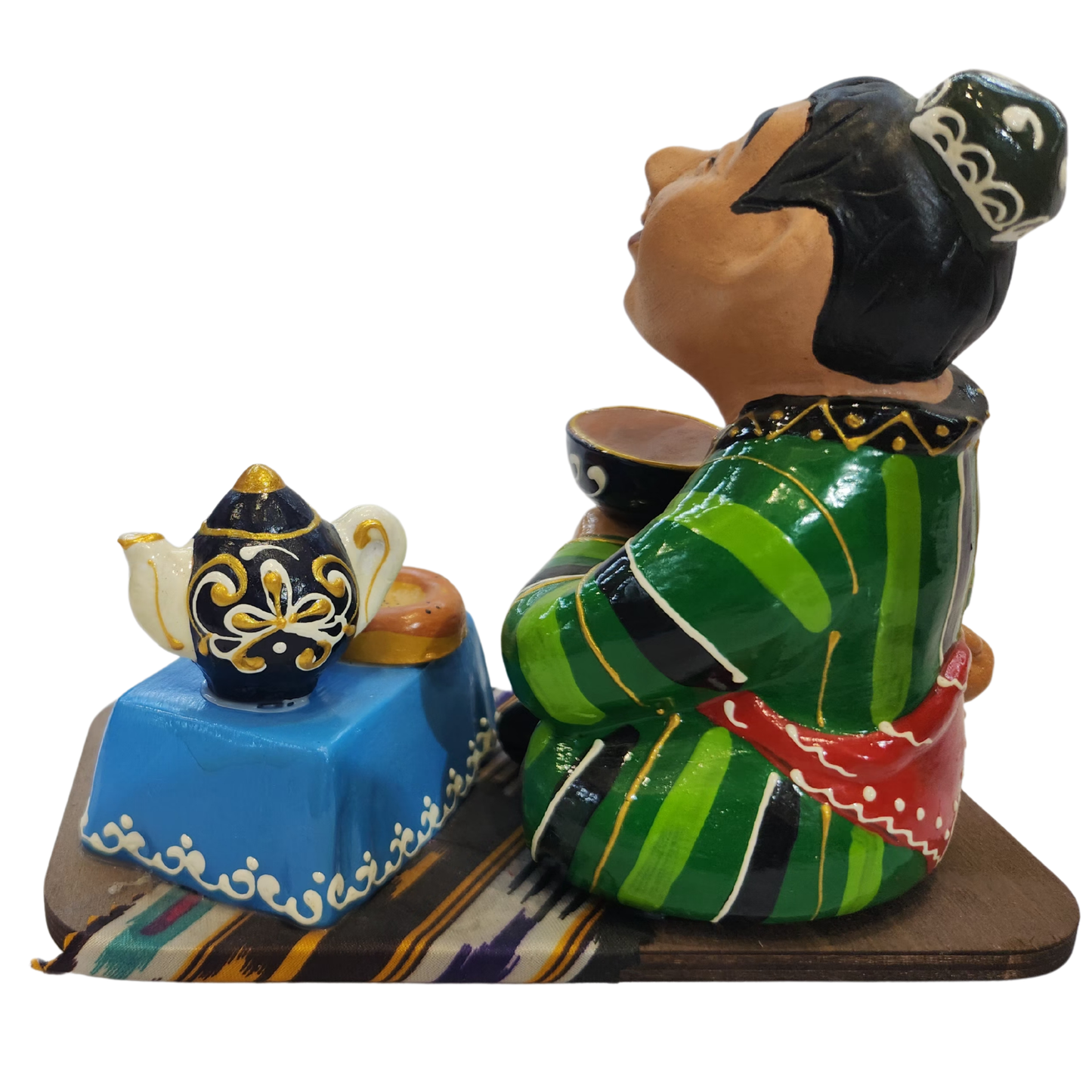 Uzbek national ceramic statuette