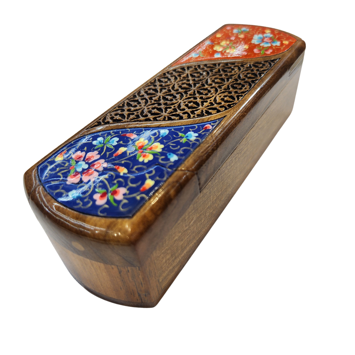 Uzbek national mysterious wooden box