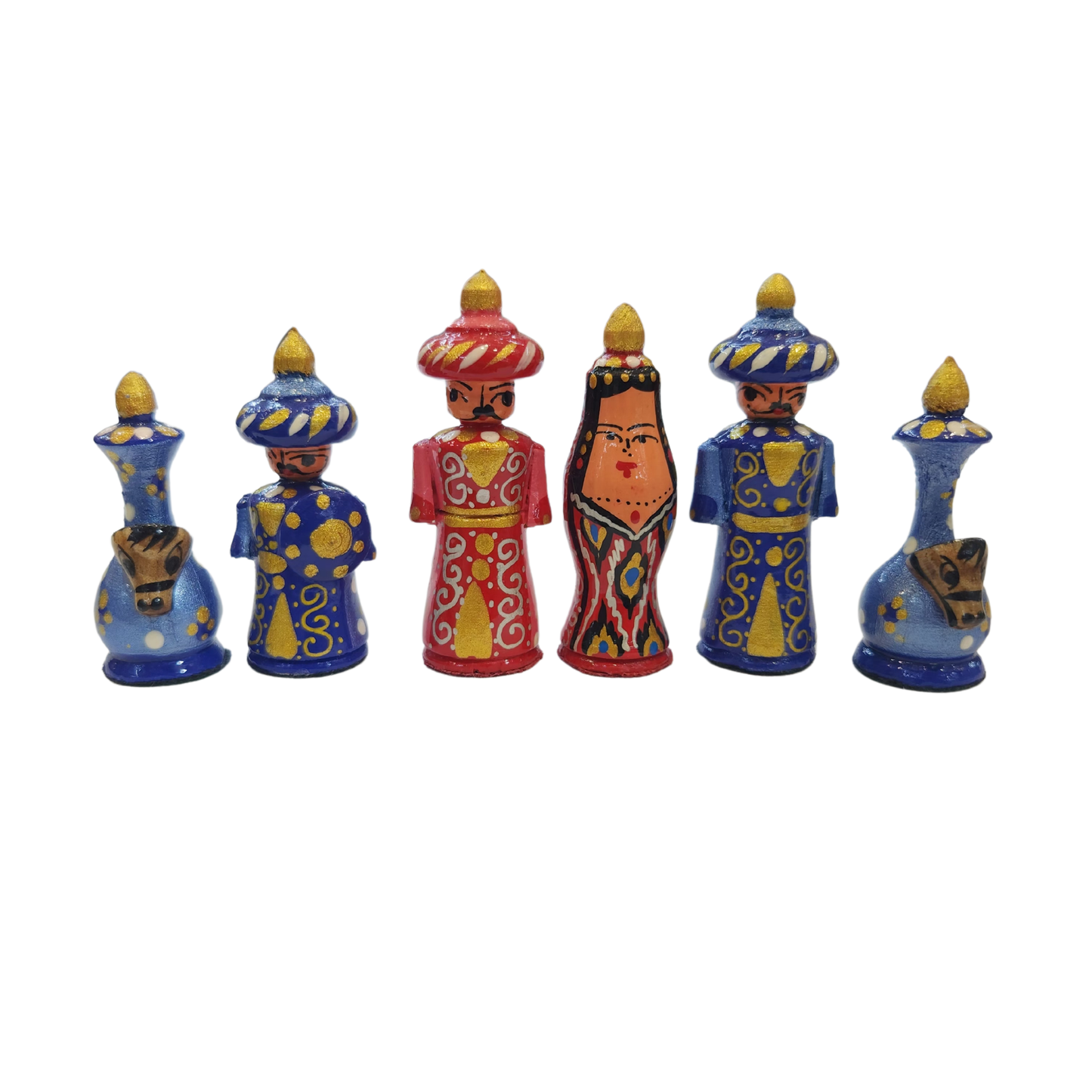 Uzbek national hand-made chess