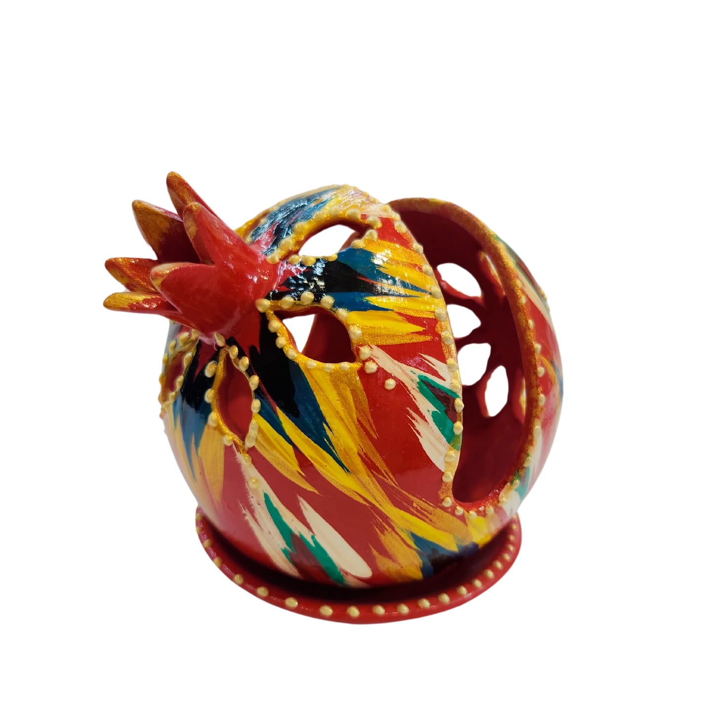 Uzbek national pomegranateshaped Candlestick