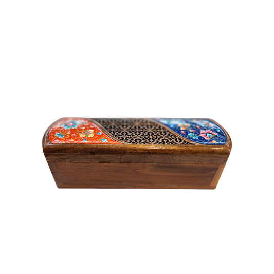 Uzbek national mysterious wooden box